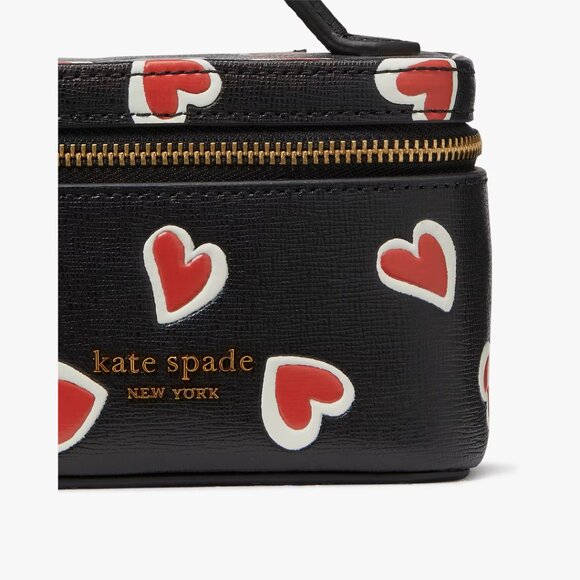 Kate Spade Morgan Stencil Hearts Jewelry Case - Picture 3 of 4